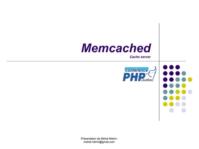 Memcached, une solution de cache pa...