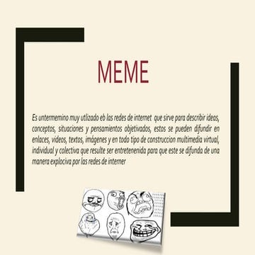 Exposición que abarca el tema: El meme. | PDF