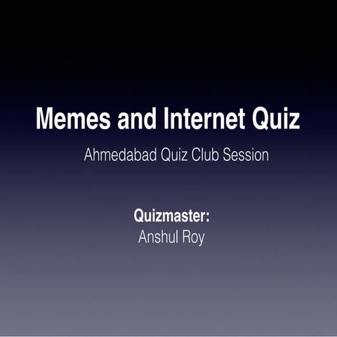 AQC Memes and Internet Quiz