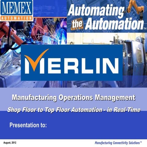 Memex Merlin Presentation