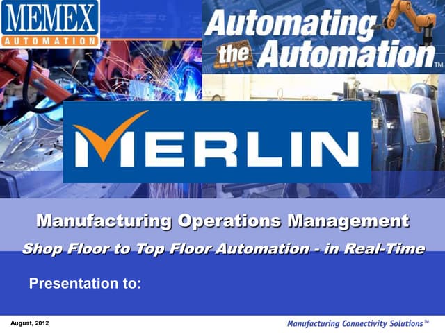 Memex Merlin Presentation