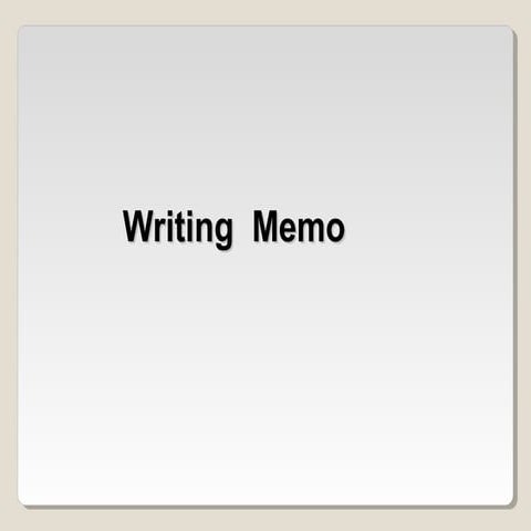 Memo