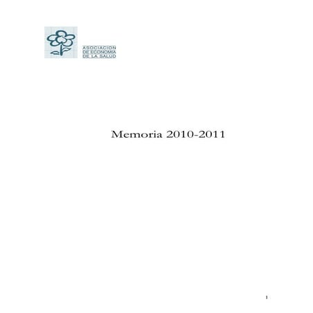 Memoria AES 2010 - 2011 