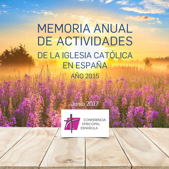 Memoria de Actividades 2015 de la Iglesia Católica en España