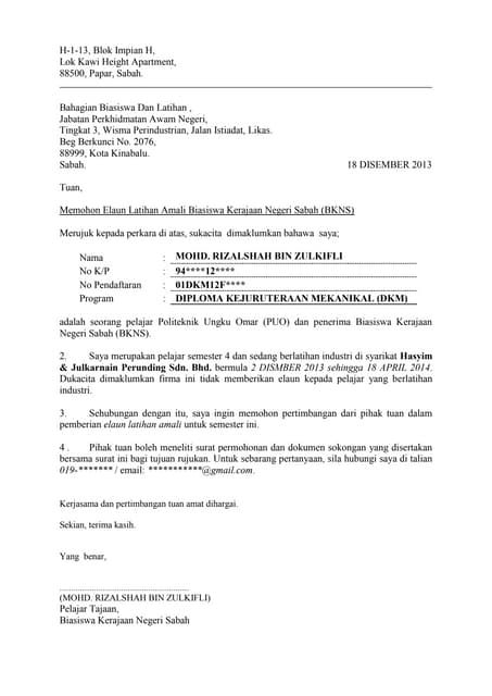 surat tidak rasmi pengalaman cuti sekolah 17 surat tidak rasmi pengalaman cuti sekolah 27