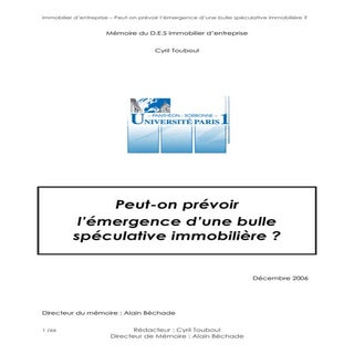 Economie immobilière