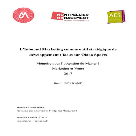 L'Inbound Marketing comme outil stratégique de développement