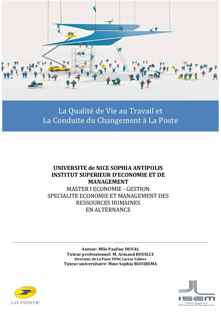 diplome universitaire qualite de vie au travail