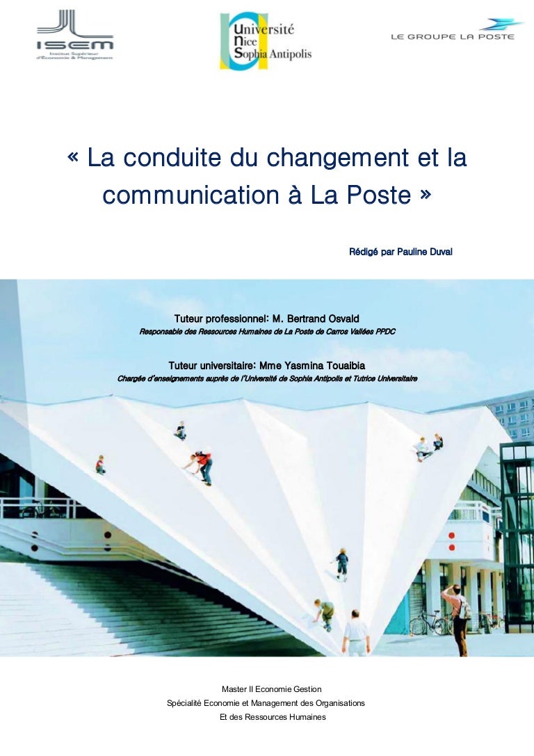 Master Organisation Et Conduite Du Changement Cnam Nantes