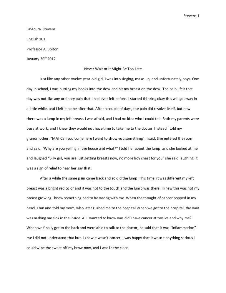 Narrative memoir essay examples picture