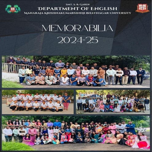 Memorabilia 2024-25 - English Dept - MKBU