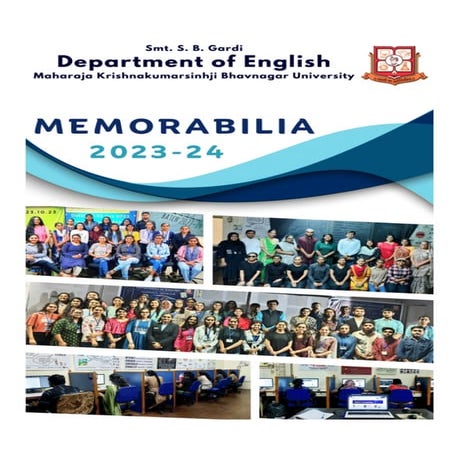 Memorabilia 2024 | Department of English | MKBU