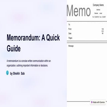 Memorandum-A-Quick-Guide complete topic topic