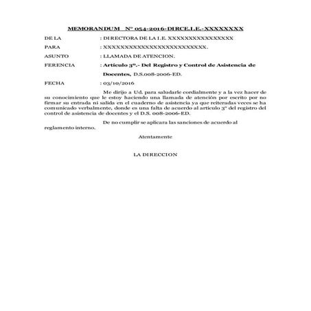 Memorandum de amostecion