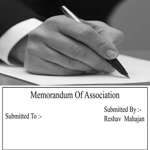 Memorandum of association