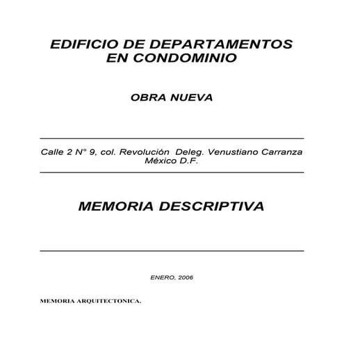 Memoria calculo Agua Potable