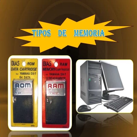 Clasificación de Memoria ram y rom | PPTX