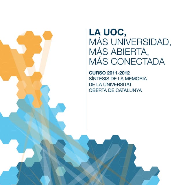 Memoria de la UOC. Curso 2011-2012 (síntesis)