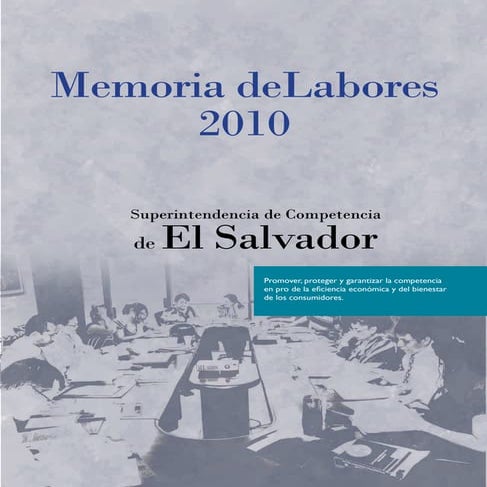 Memoria de Labores 2010