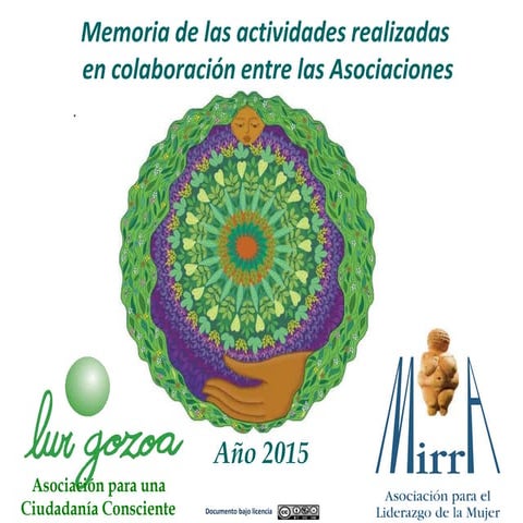 Memoria actividades lur gozoa y mirra 2015