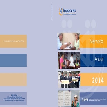 Memoria anual INPPARES 2014