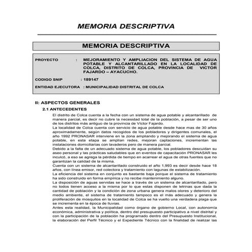Memoria descriptiva modificada