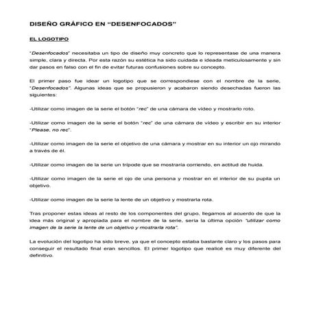 Memoria diseño gráfico