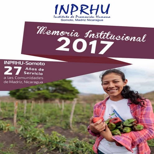 Memoria inprhu somoto 2017