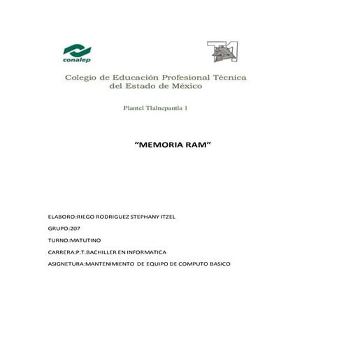 Memoria ram