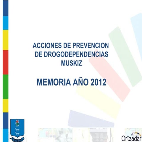 Memoria prevención drogas muskiz 2012