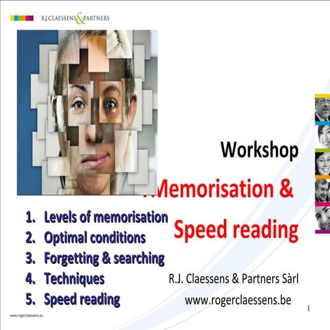 Memorisation & Speed Reading 2017 (EN)