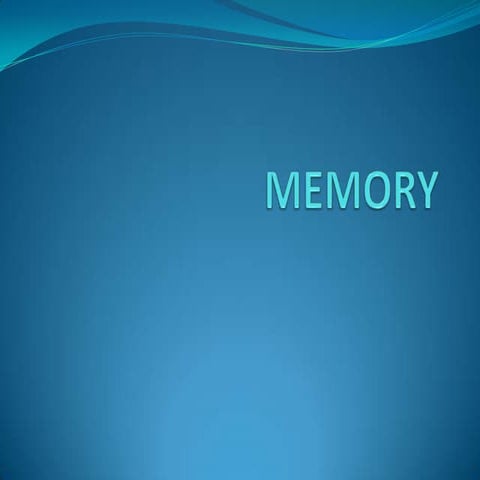 Memory | PPTX
