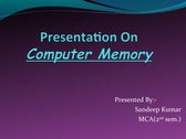 Computer Memory | PPT
