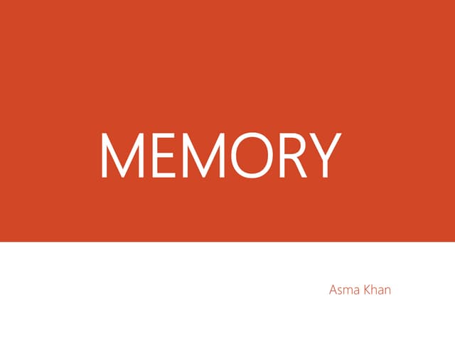 Memory 