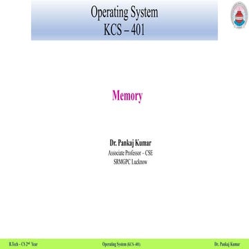 Memory Management | PPT