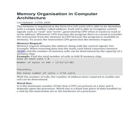 memory organization in computer architecture.pdf
