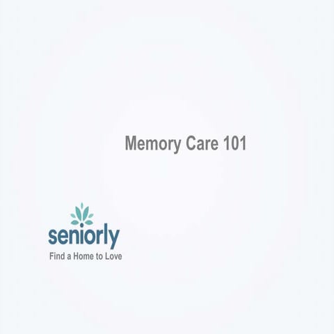 Memory Care 101 | PPTX