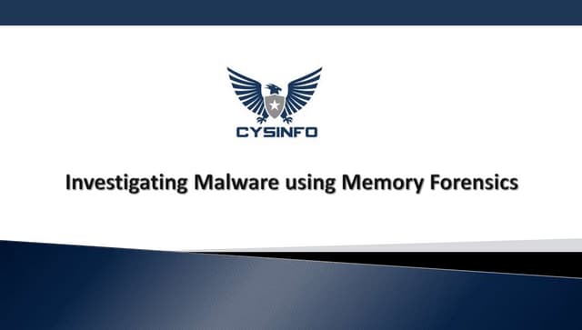 Investigating Malware Using Memory Forensics Pptx Data Storage And Investigating Malware Using Memory Forensics Pptx Data Storage And