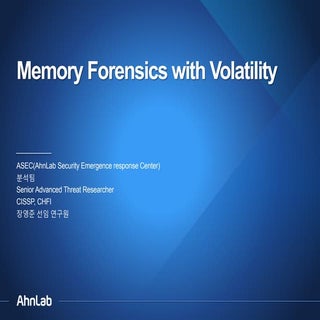 Memory forensics with volatility
