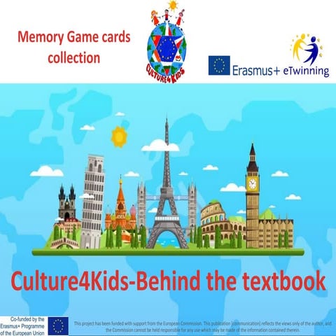 Memory game sights and landmarks