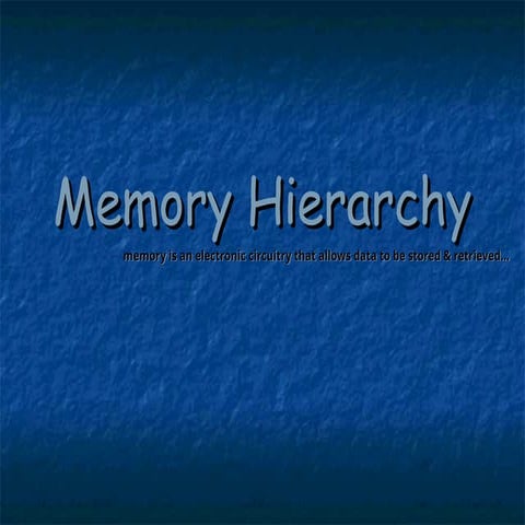 Memory Hierarchy Notes of Computer Science students.ppt
