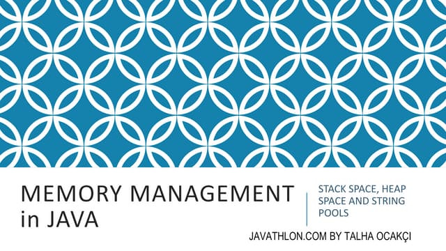 Heap and stack space in java