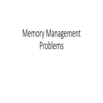 Comprehensive Memory Management: Paging, Segmentation, and Page Table ...