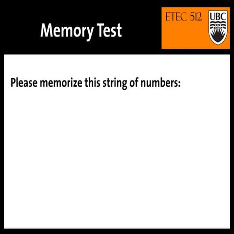 Memory Test