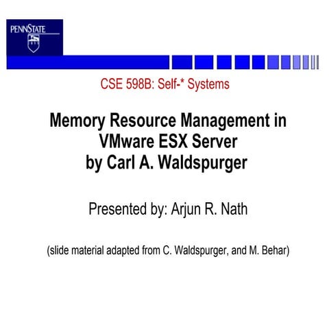 Memory virtualisation