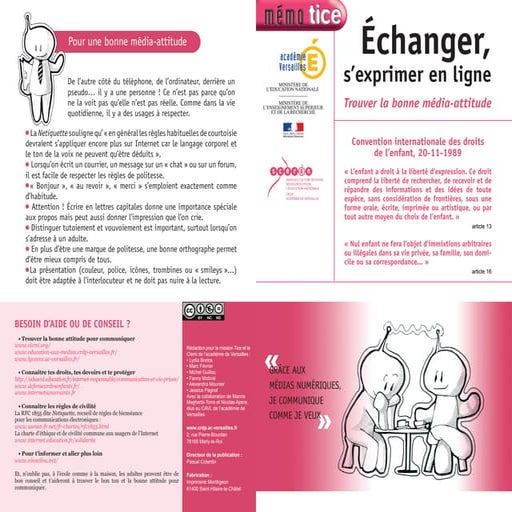 Memotice Échanger, s'exprimer en ligne