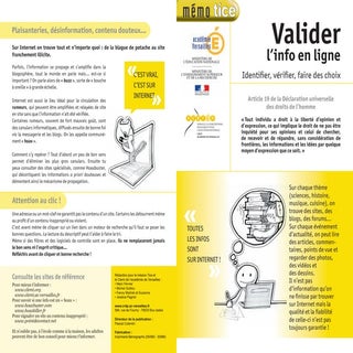 Memotice valider l'info en ligne