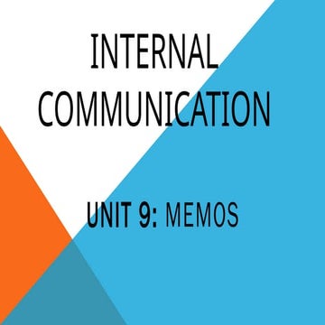 Memo Internal communication in organization .pptx