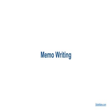 Memo Writing.pptx