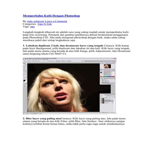 Memperhalus kulit dengan